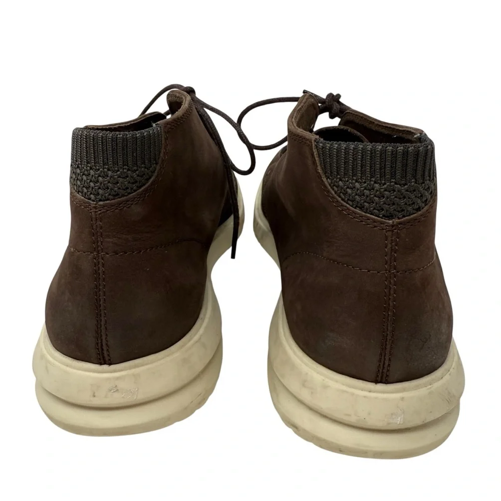 Cole Haan Men’s Size 9.5 Grand+ Chukka boots leather chocolate brown